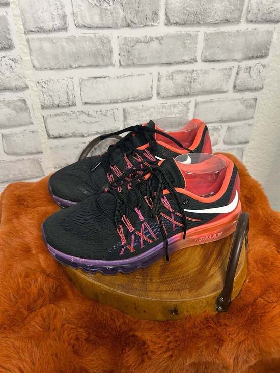 Nike Shoes - Nike Air Max 2015 Women's Running Shoes in Black/Hyper Punch